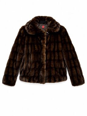 Vintage Gallery Brown Faux Fur Short Coat